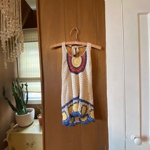 Crochet boho halter